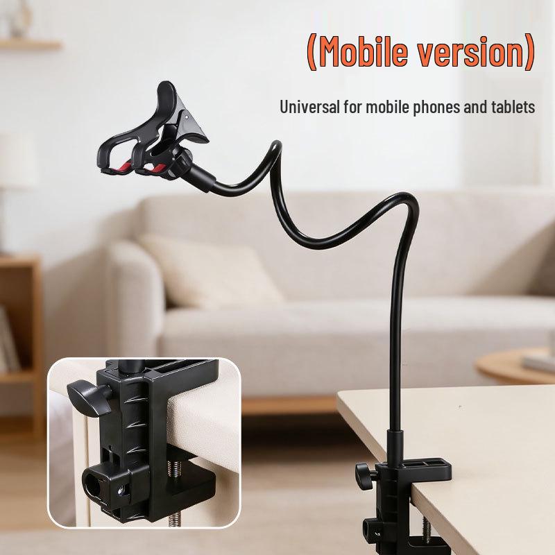 

Adjustable Mobile Tablet and Phone Stand for Bed or Couch Black 70 CM