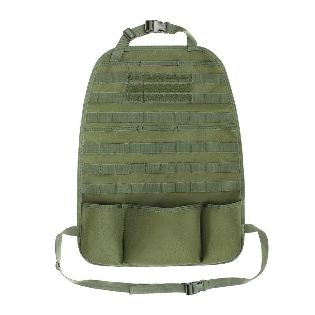 Car Seat Back Organizer Tactical Molle Car Seat Organizer Storage Bag Universal Self-driving Hunting Seat Cover Bag Accessories