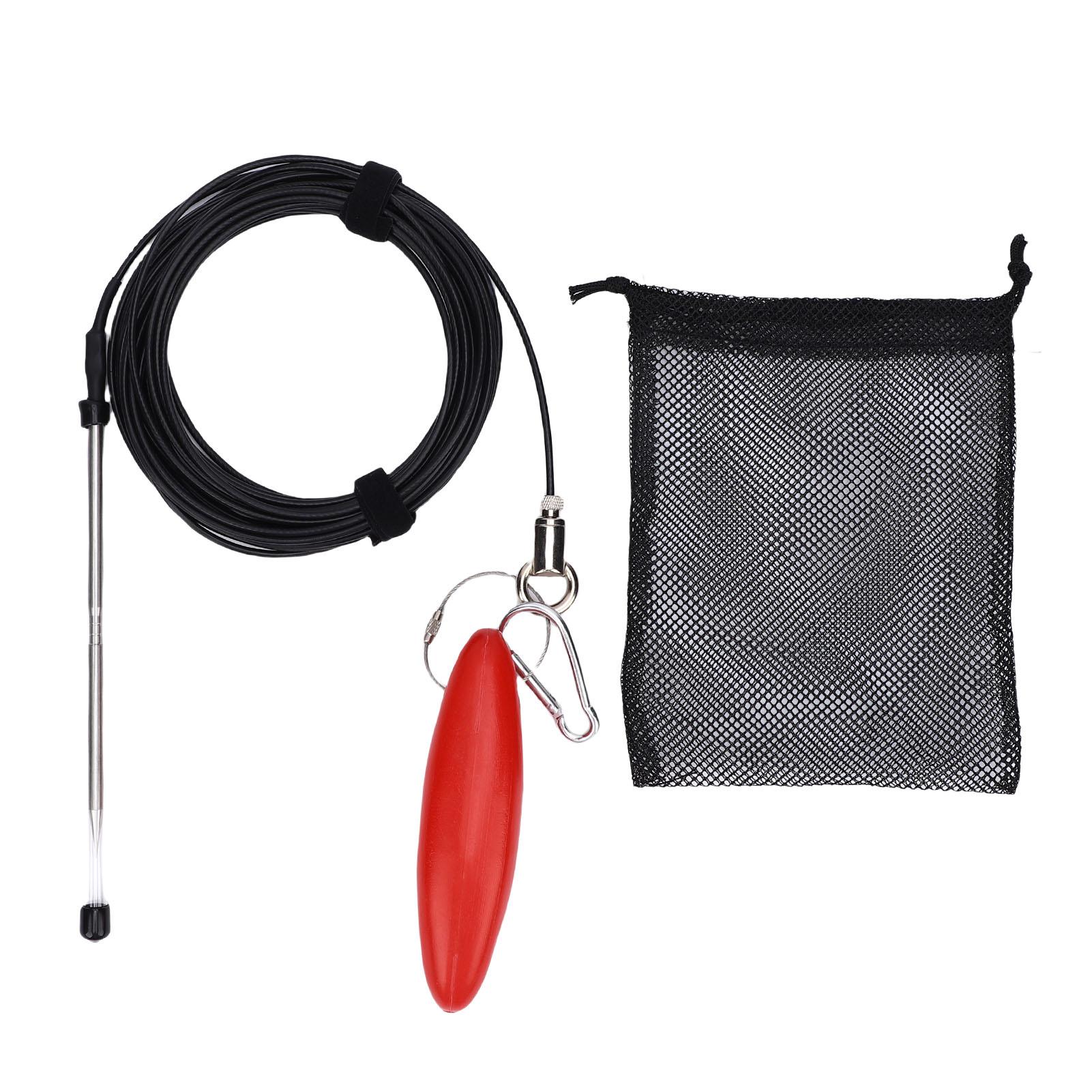 Igeteck Fishing Stringer 500Lbs Stainless Steel 26.2Ft Fish Holder Stringer Prevent Tangling With Floater For Big Fish Outdoor