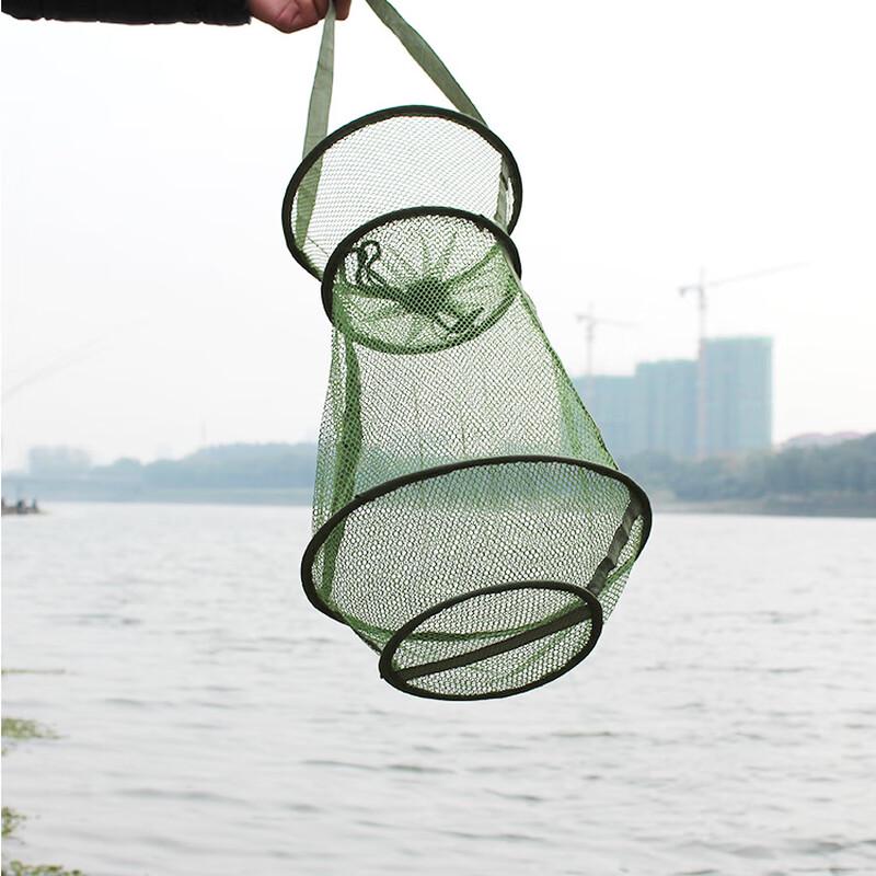Yuanzu Foldable Rubberized Nylon Fishing Keep Net