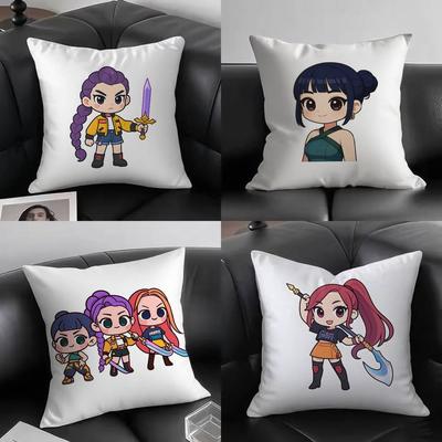 1 szt. Poszewka na poduszkę kwadratowa Anime D-Demon-H-Łowcy Sypialnia Sofa Wypoczynek Komfort Poduszka Samochód Salon Dekoracja domu