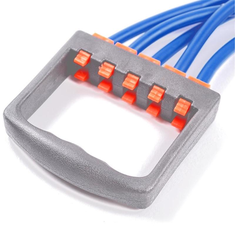Chest Arm Expander Chest Expander Fitness Adjustable 5 Tube Chest Expander Muscle Pull Exerciser Chest Expander Puller