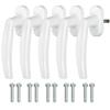 Kotarbau® Window Handle For Balcony Doors And Windows White Spindle 35 Mm Set Of 5