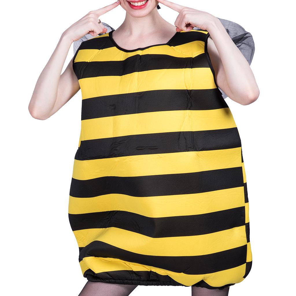 Adult Bee Insect Cosplay Costume - Halloween Role-Playing Outfit with Composite Sponge