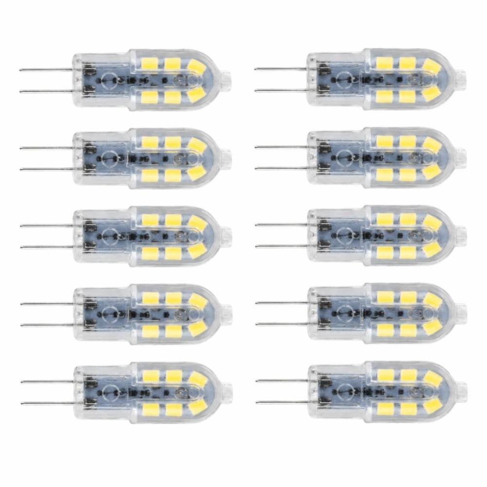 10 Pack G4 LED Bulb Lights Dimmable Brightness LED Light Bulbs Bright LED Bulbs  Chandelier