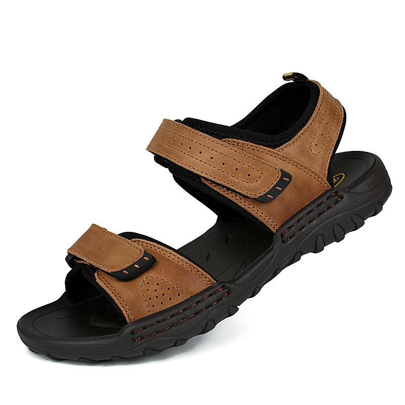 Men Sandals Summer Leisure Beach Holiday Sandals Men Shoes 2024 New Outdoor Wading Shoes Male Retro Comfortable Casual Sandals