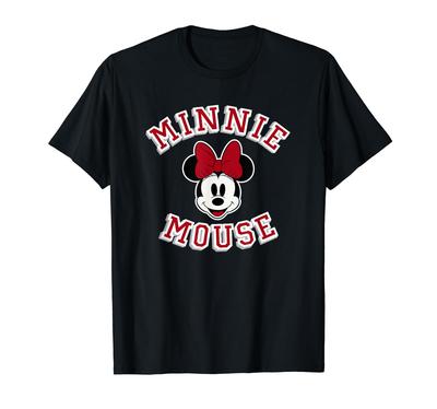 Disney Mickey and Friends Minnie Mouse Vintage Varsity T-Shirt