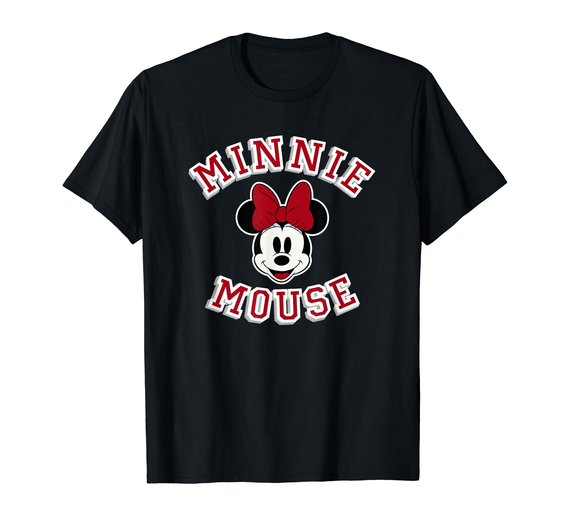 

Disney Mickey and Friends Minnie Mouse Vintage Varsity T-Shirt