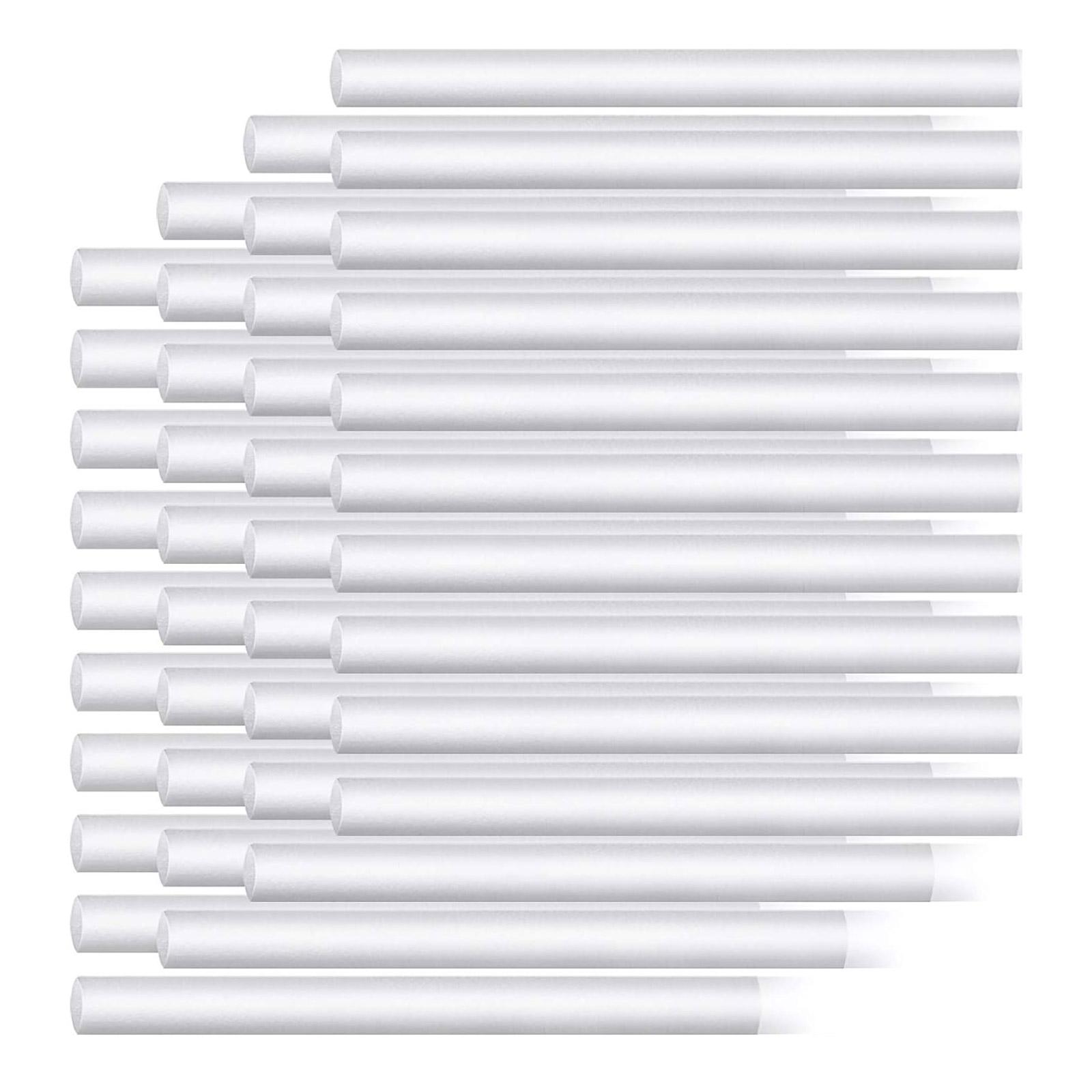 

40 штук Хлопковые фильтрующие стержни для увлажнителя Заправки Фитили для USB-питания Диффузоры тумана Портативная замена диффузора