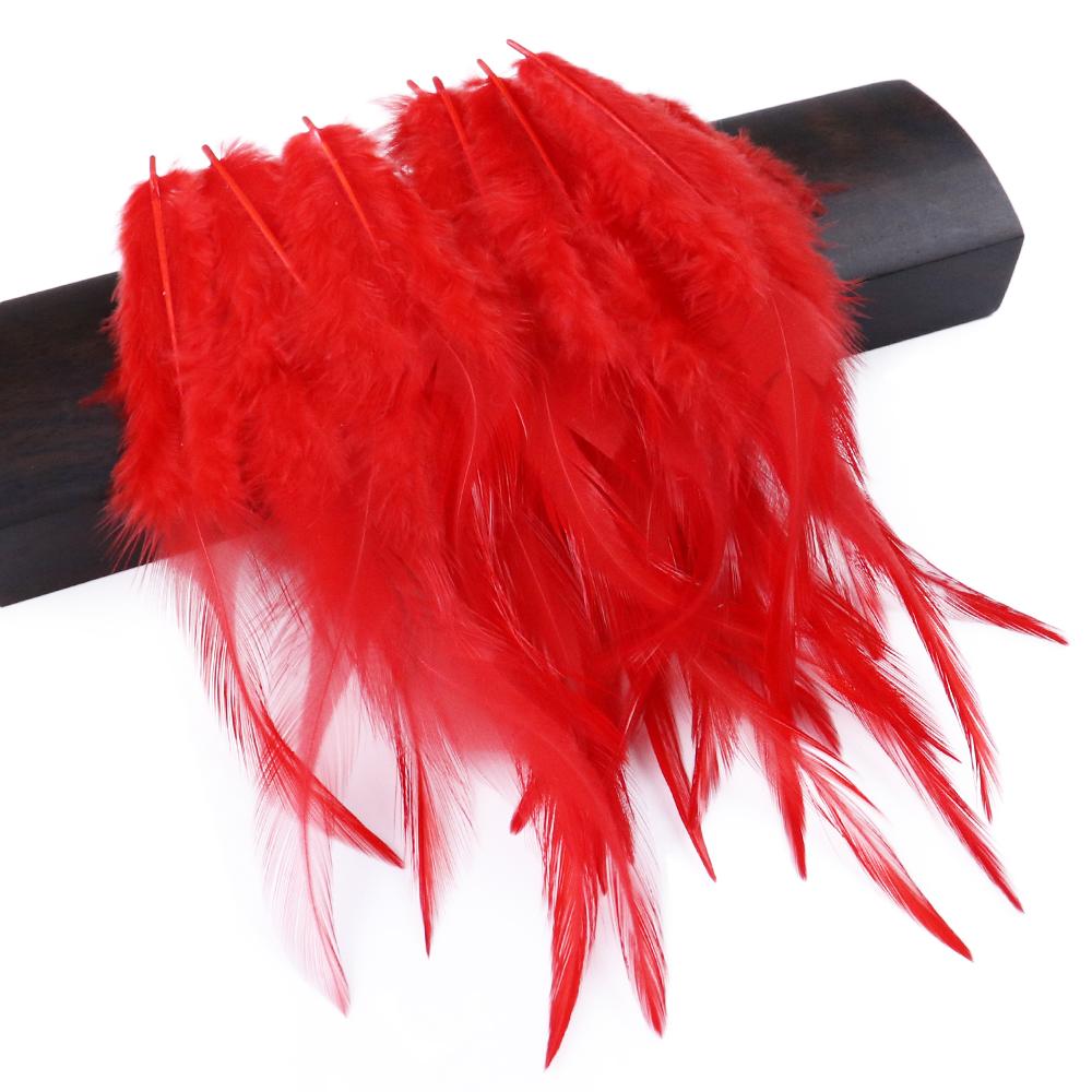 50Pcs  Natural Chicken Feather 4-6inch Beautiful Rooster Feathers for Jewelry Making Crafts Accessories Carnival Decoration