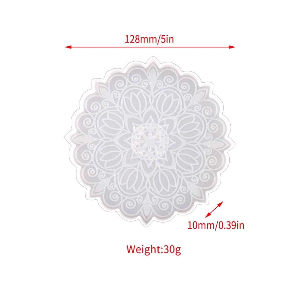 

13cm Round Coaster Plaster Mold Stump Shape Cup Mat Silicone Mould DIY Handicraft Making Supplies Concrete Molds Home Decoration