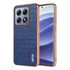 Crocodile Pattern PU Leather Case for Xiaomi Mi 15 14 Ultra 14T 13T Pro Shockproof Plating Bumper Frame Phone Cover Coque Etui
