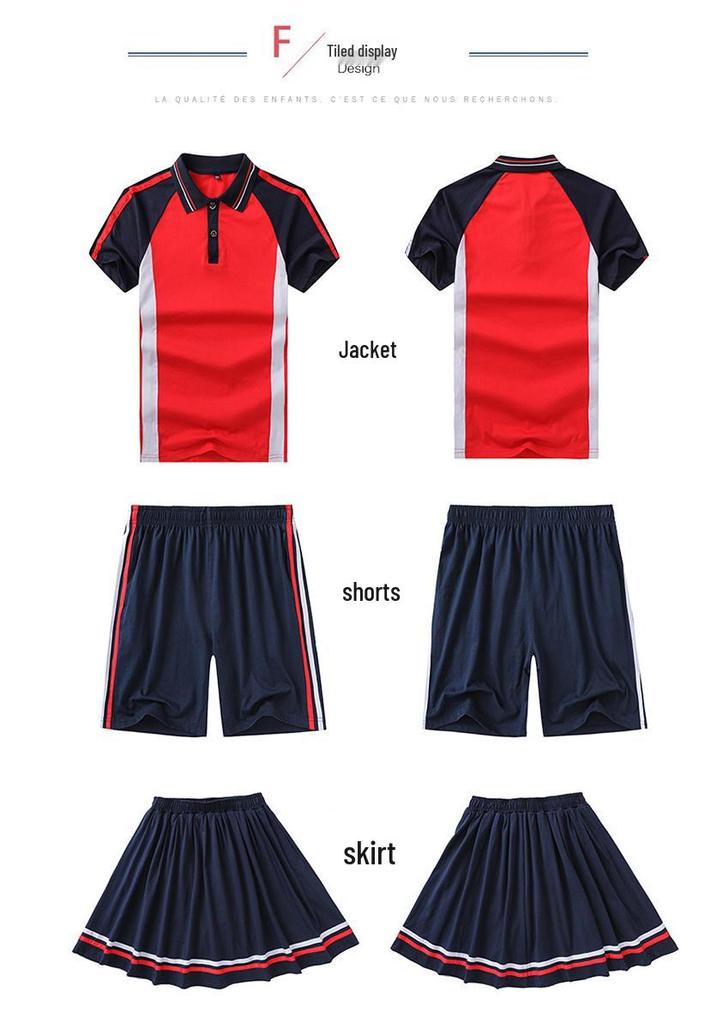 Men & Women Cotton Parent-Child Short Sleeve Sportswear Set - Summer Casual Outdoor Running & School Uniform