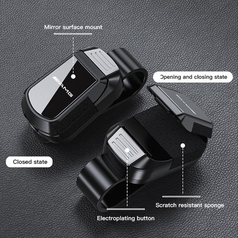 Car Sun Visor Glasses Clip Sunglasses Storage Bracket For Mercedes Benz AMG A/B/C/E/S Class W203 W206 W220 W205 W211 W212 W201 IL1
