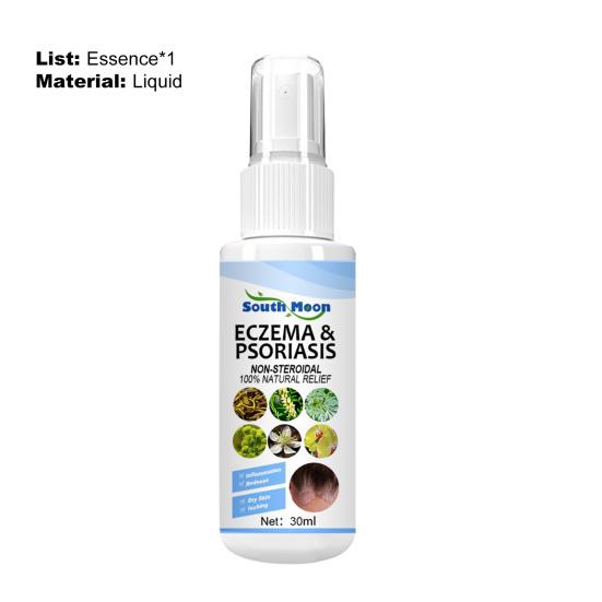 30ml Eczema Essence Non-Pungent Anti-Itch Herbal Extract Skin Salve Eczema Treatment Non Greasy Spray for Adult