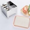 Moldes de Prensa para Tofus Moldes para Fazer Queijo Aço Inoxidável de Grau Alimentício Fabricante de Tofus Kit Molde de Prensa Molde para Tofu Caseiro Conjunto de Ferramentas de Cozinha