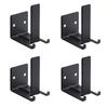 Black Cutting Board Storage Rack Punch-free Pot Lid Storage Holder Durable Pot Lid Rack  for Home