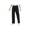 Nike Sportswear Chill Terry Solid Color Logo Mid Waist Comfortable Casual Knit Sports Pants Women Bottoms Black HF6459-010