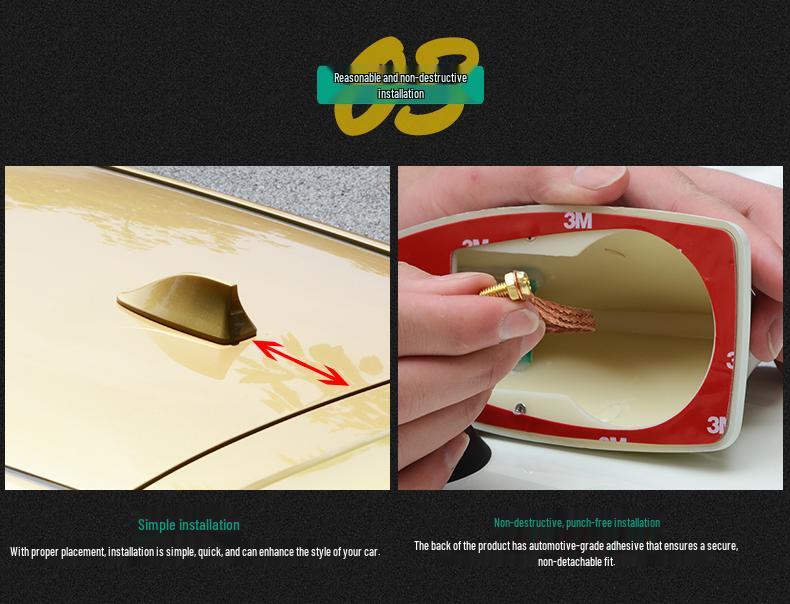 Shark Fin Antenna for New Qashqai Car - Signal Tone Enhancer