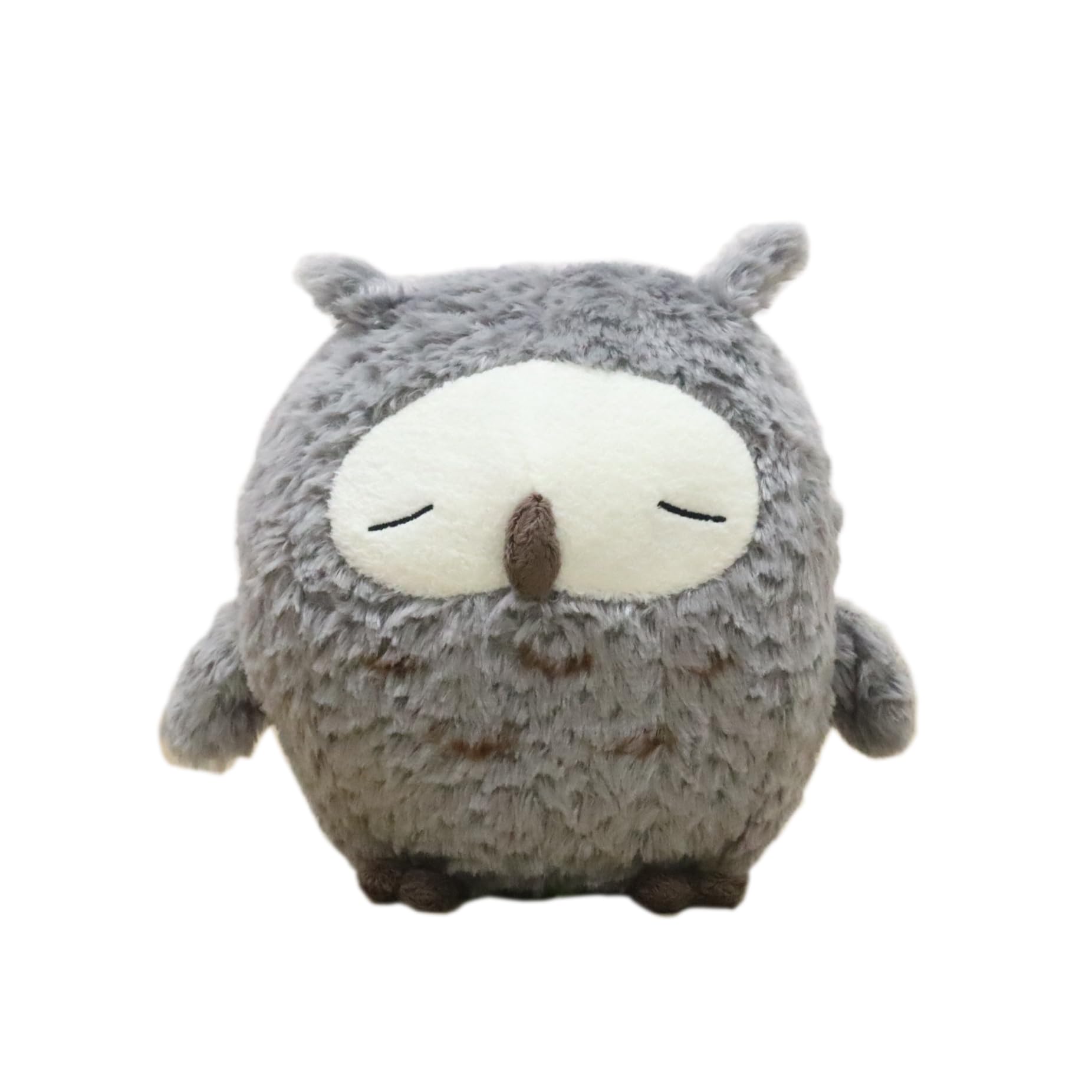 

Шинада Круглая Сова (L) Плюшевая игрушка, Серая, Улитка