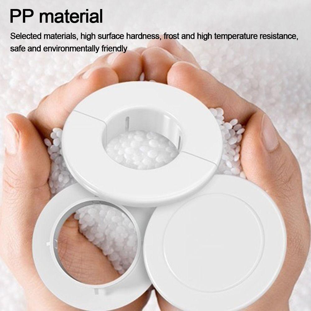 New Plastic Air Conditioning Pipes Cover Split Type White Wall Decorative Cover Hole Cover Plug Cable Entry