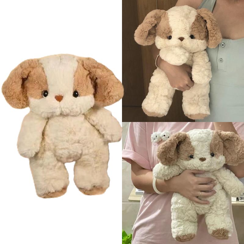 Cartoon Dog Cute Plush Dolls Animal Stuffed Toys Sleepy Companion Throw Pillow