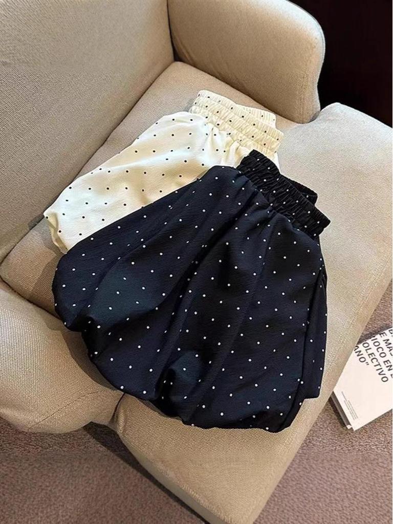 2025 New High Waist Polka Dot Puffy Skirt for Spring/Summer - Petite Cloud Bubble Style