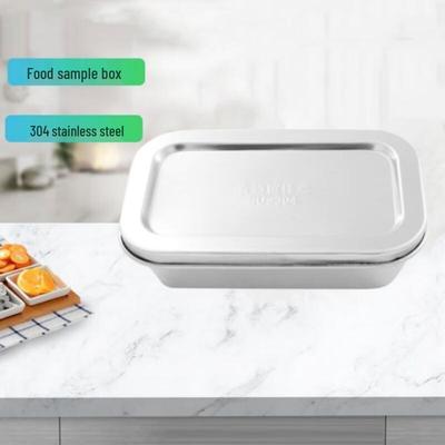 304 Stainless Steel Rectangular Food Storage Container