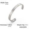  Stainless Steel Ayatul Kursi Bangles Arabic Calligraphy Allah Islam Muslim Quran Verse Cuff Bracelet Religious Jewelry