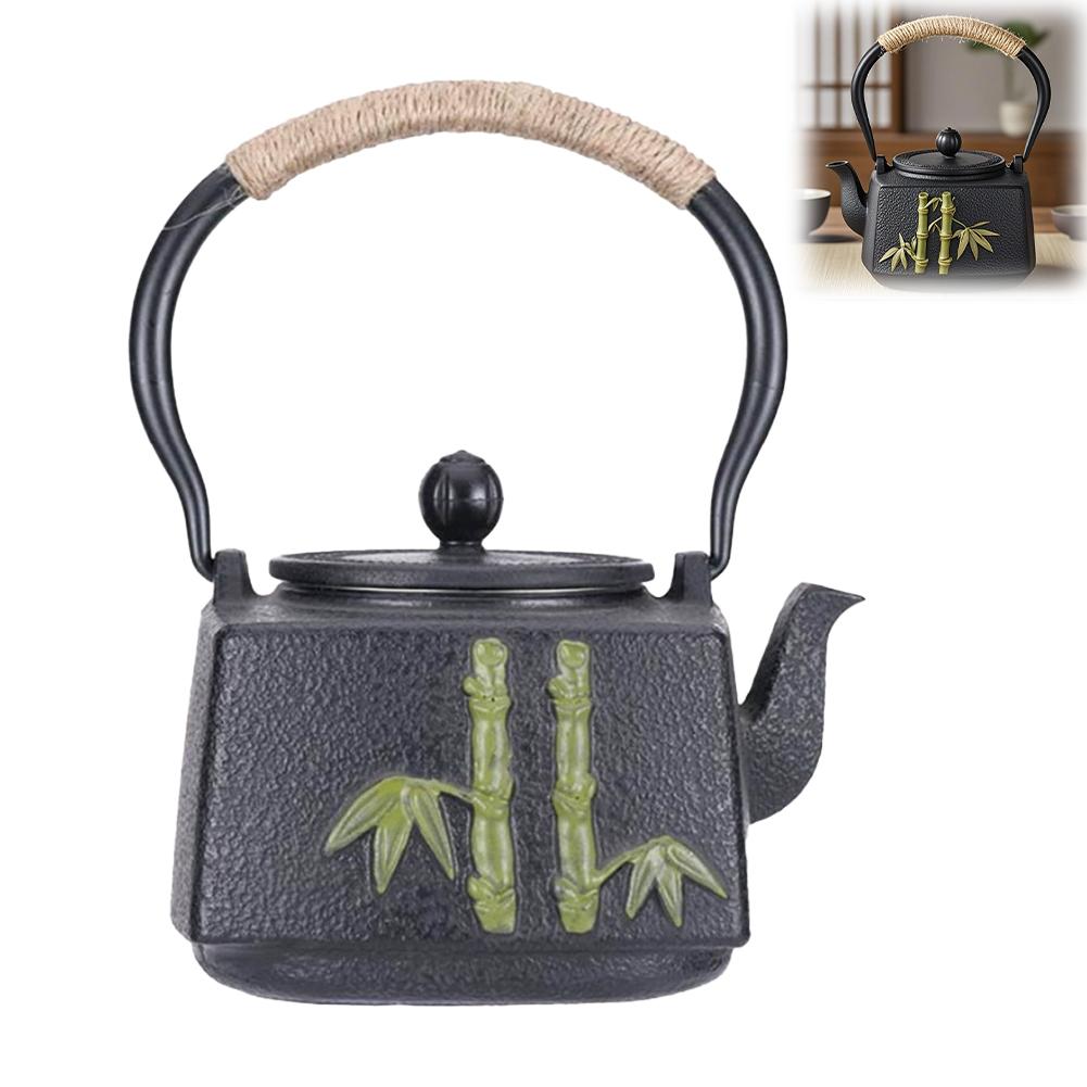 Handmade Iron Tea Pot Japanese Style Cast Iron Water Heater Tea Brewing Home Use Tea Pot Tea Set From Mainland China