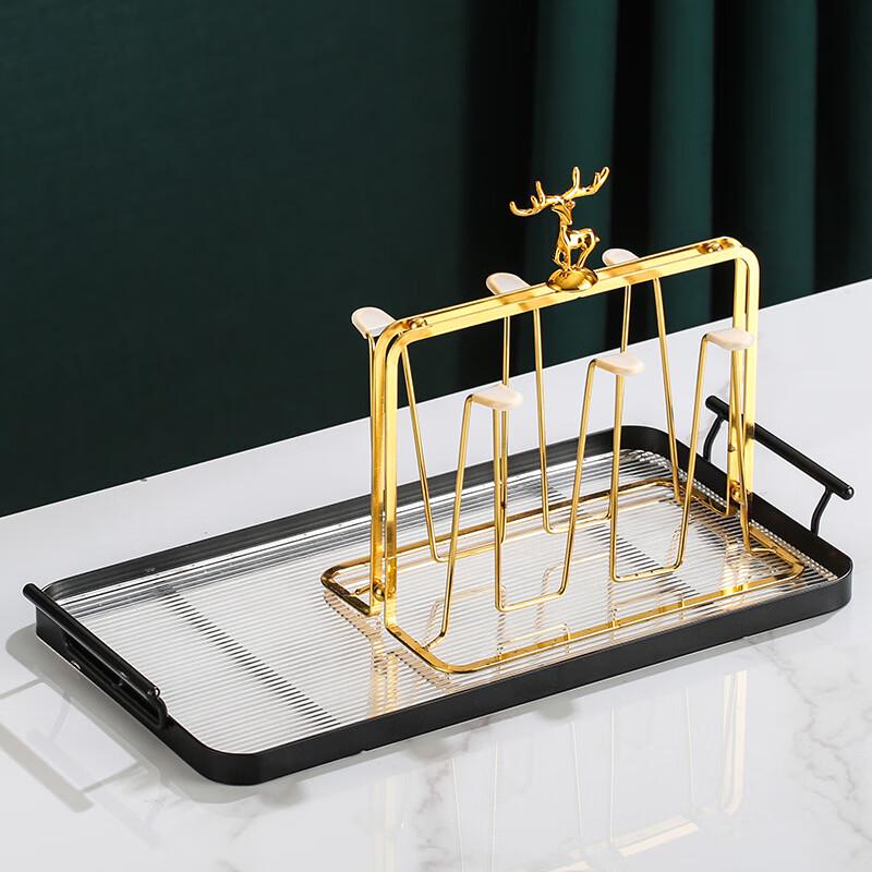 Bingyue Elk Cup Holder with Draining Tray