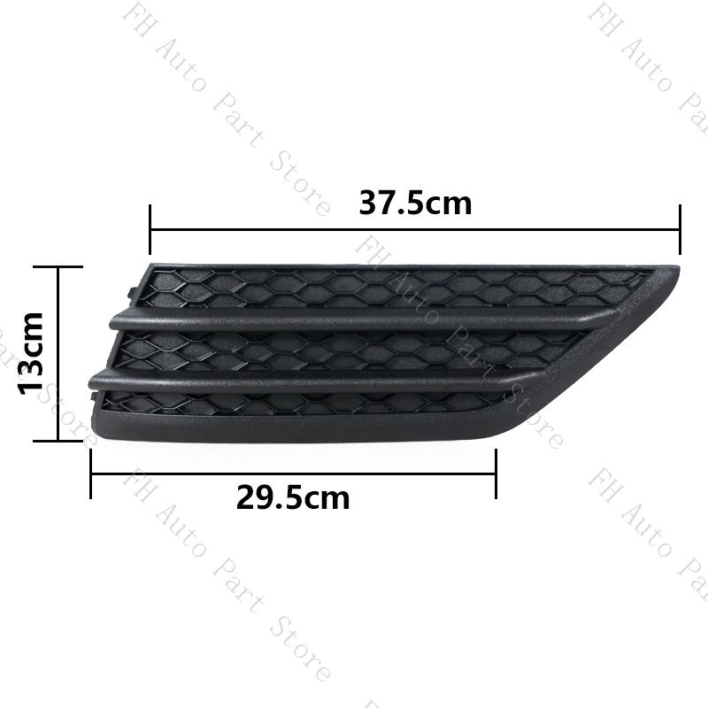 2PCS For Honda Pilot 2016 2017 2018 Front Bumper Fog Lamp Light Trim Grille Cover Frame Lid Bezel Hood