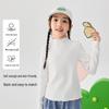 Girls' Semi-High Collar Long-Sleeve T-Shirt