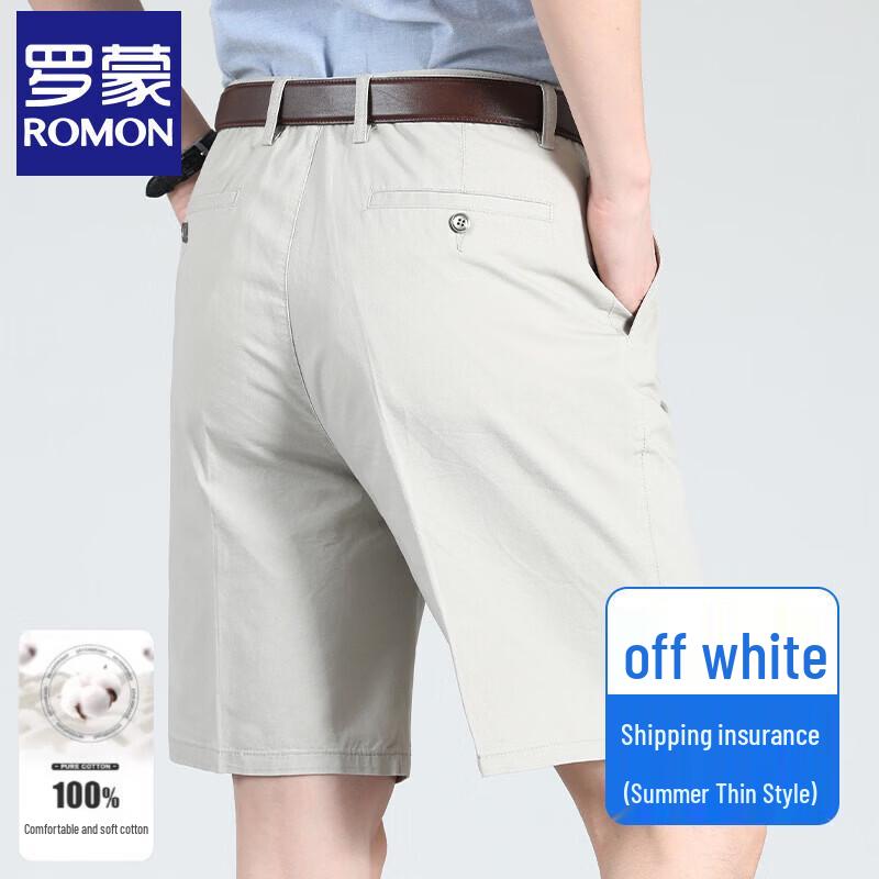 Romon Men s 2026 Summer Casual 5-Point Shorts 40