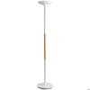 Lampadaire LED - UNiLUX - PRYSKA - Variateur - Hêtre/Blanc - Design Contemporain