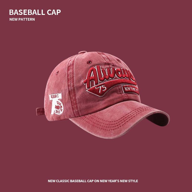 Peaked Cap Men's Sports Washed Denim Casual Baseball Cap Versatile Street Trend Fashion Sun Hat