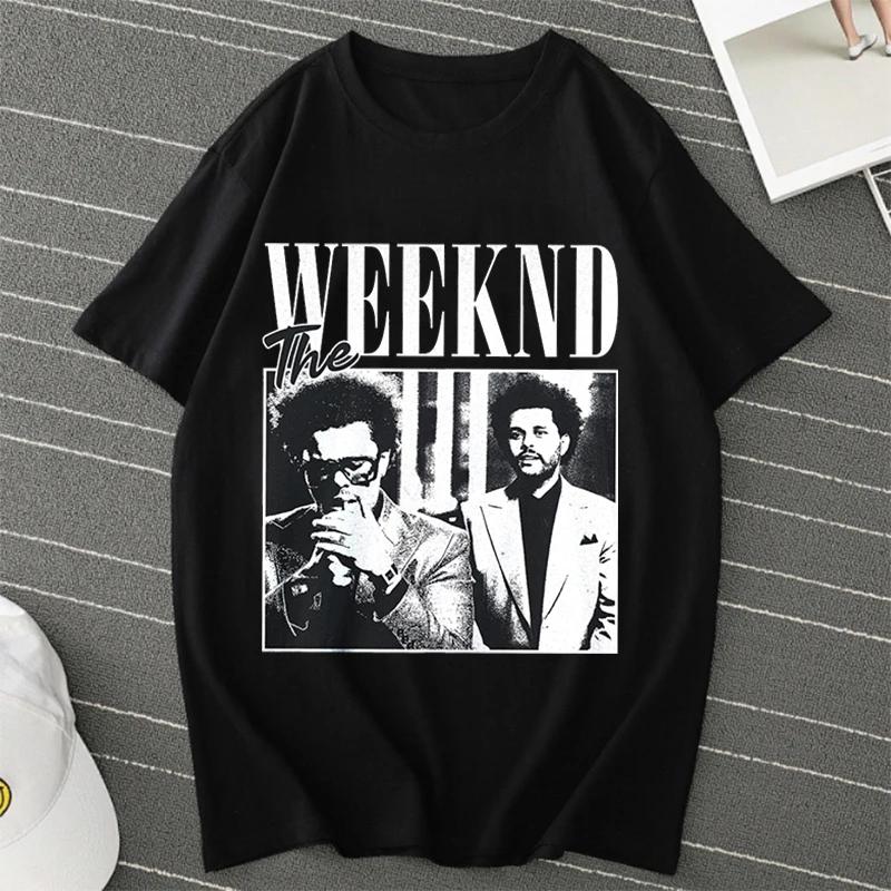 

Поп-певец Артист The Weeknd Принт Аниме Топы Футболки Одежда Унисекс Футболка Женская Мультяшная Футболка С коротким рукавом Модная Футболка для Девочек M