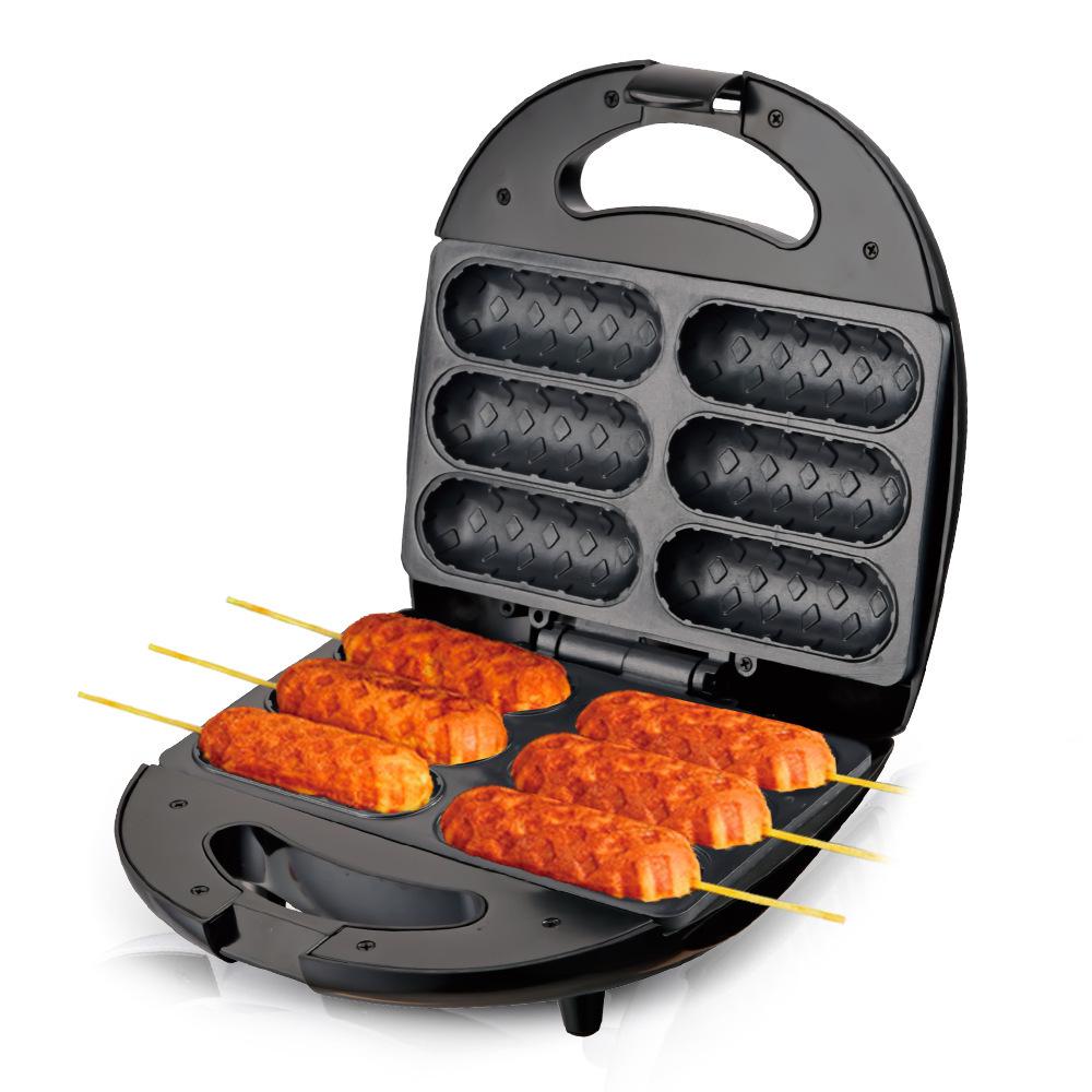 International Grilled Sausage and Hot Dog Roaster - Versatile Breakfast Sausage and Ham Pan-Grill Machine