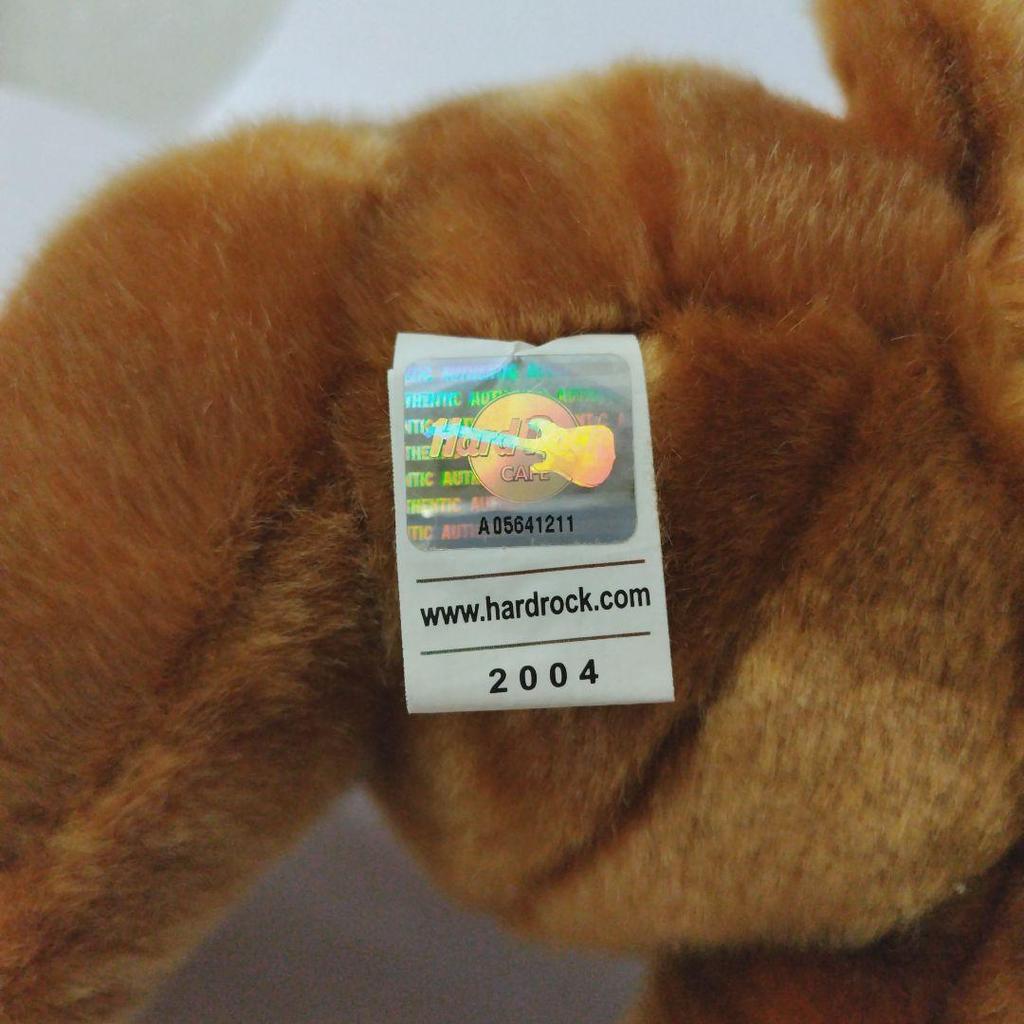 [USED] Hard Rock Cafe Los Angeles Teddy Bear 2004