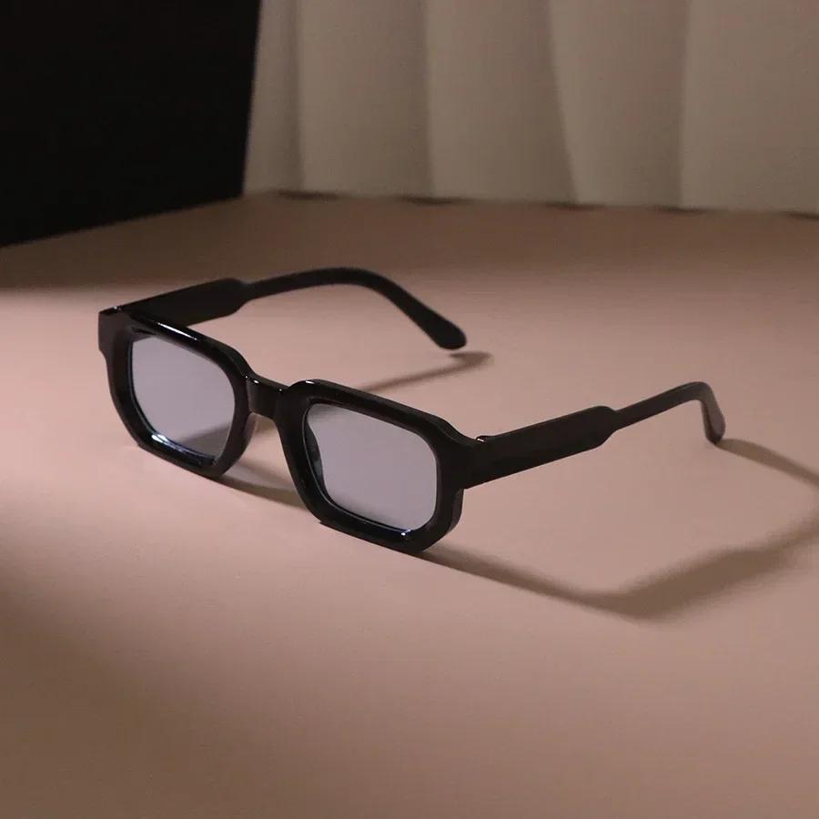 New Rectangle Sunglasses Women Men Cool Brand Designer Colorful Sun Glasses Female Male Plastic Personality Outdoor Eyewear