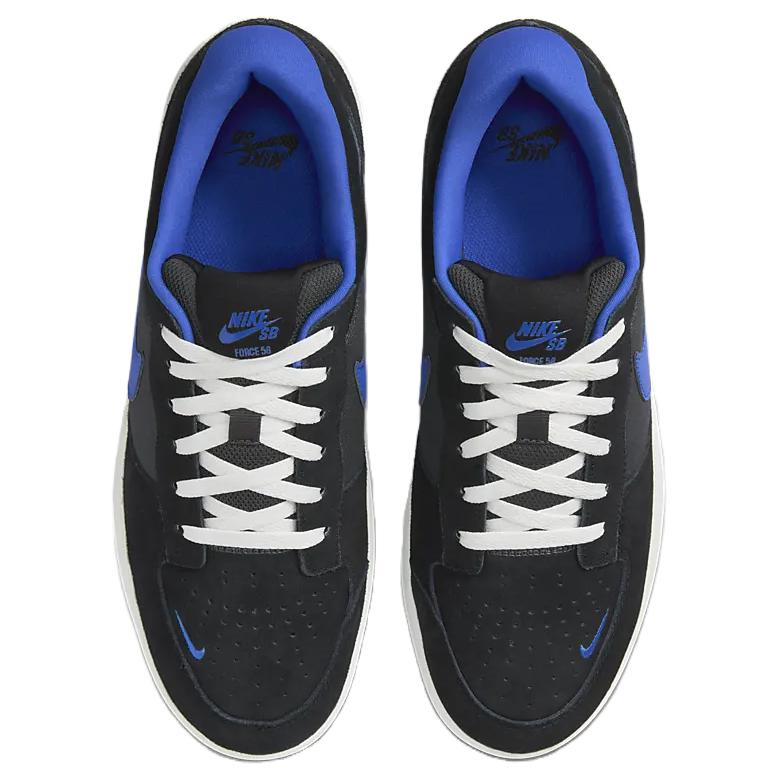 Nike Sb Force 58 Black Anthracite Summit White Hyper Royal Skateboard Shoes DV5477-004