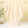 Double-Layer Crinkle Muslin Swaddle Blanket - Soft, Breathable, Skin-Friendly, Comfortable Newborn Towel