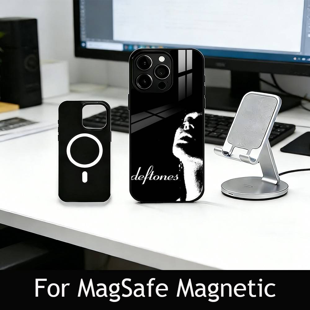 R-Rock B-Band D-Deftones Phone Case For iPhone17,16,15,14,13,12,11 Plus,Pro Magnetic with Magsafe Wireless Charging