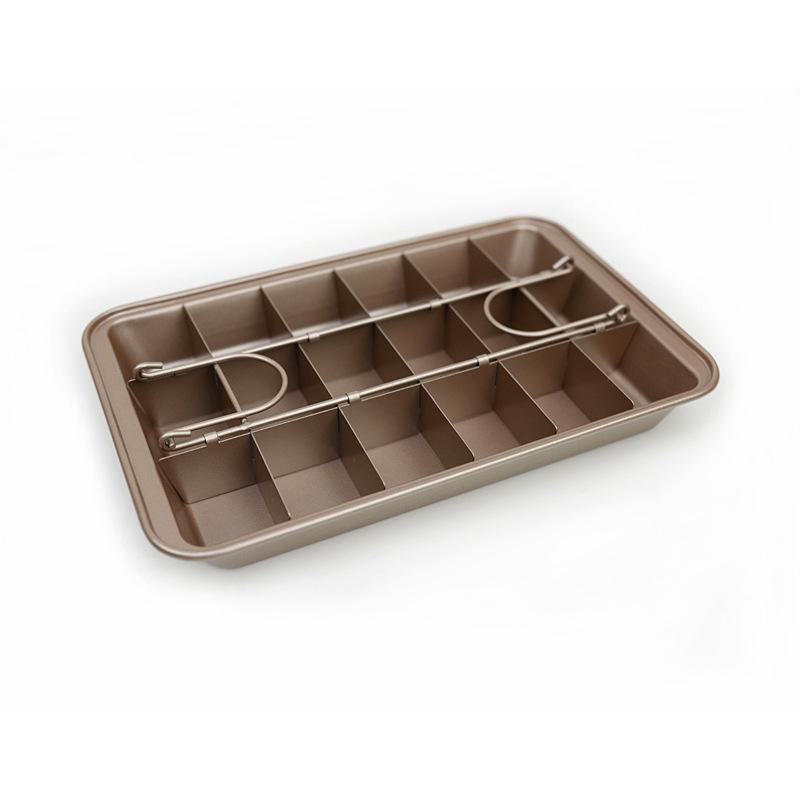Non-stick Carbon Steel Brownie and Cake Baking Pan