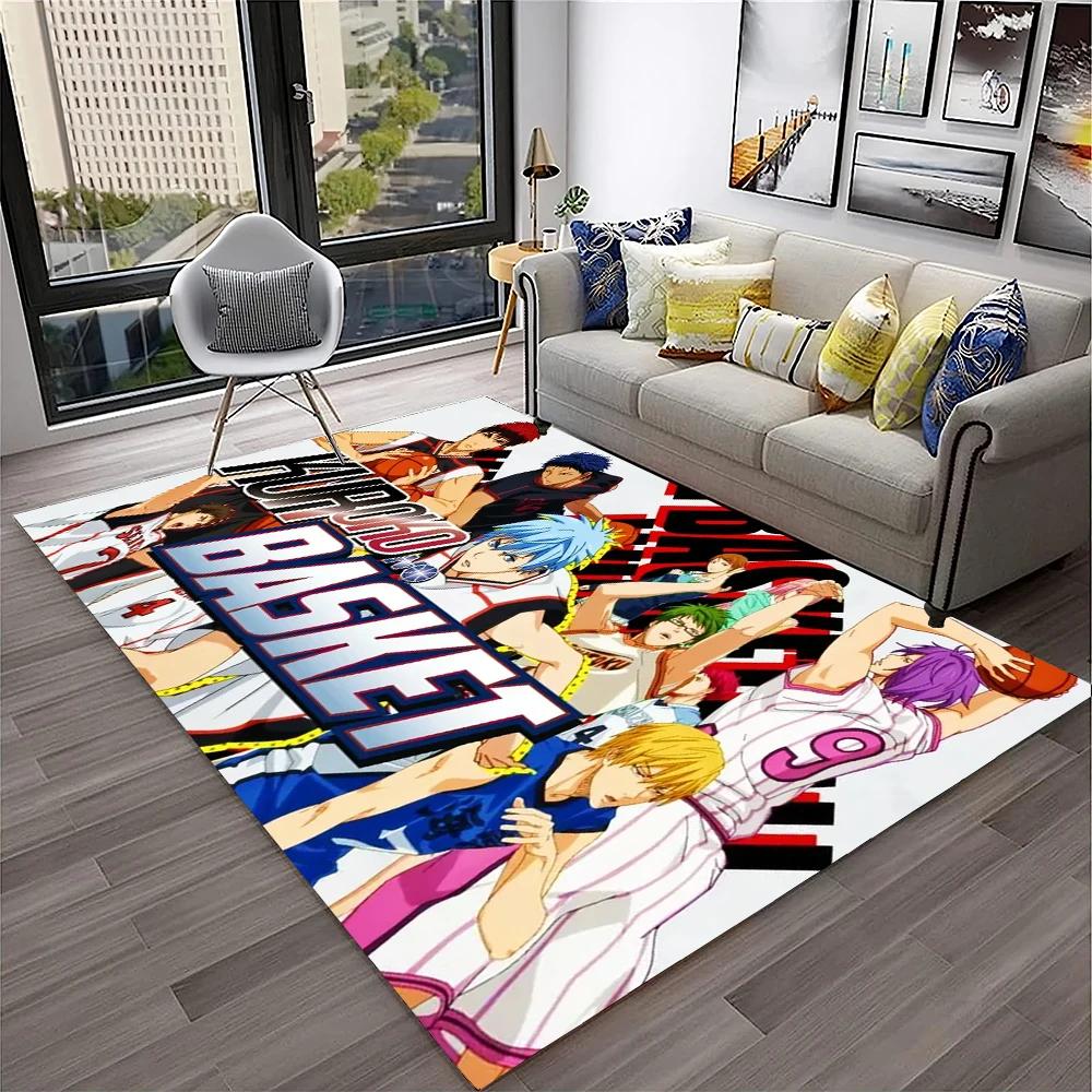 3D Anime Kuroko's Basketball Cartoon Carpet Rug for Home Living Room Bedroom Sofa Doormat Decor,kids Area Rug Non-slip Floor Mat