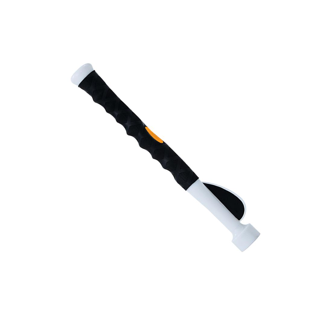 Swing Trainer Practice Stick with Weight Correct Grip Indoor Training Aid for Beginners Visual Alignment