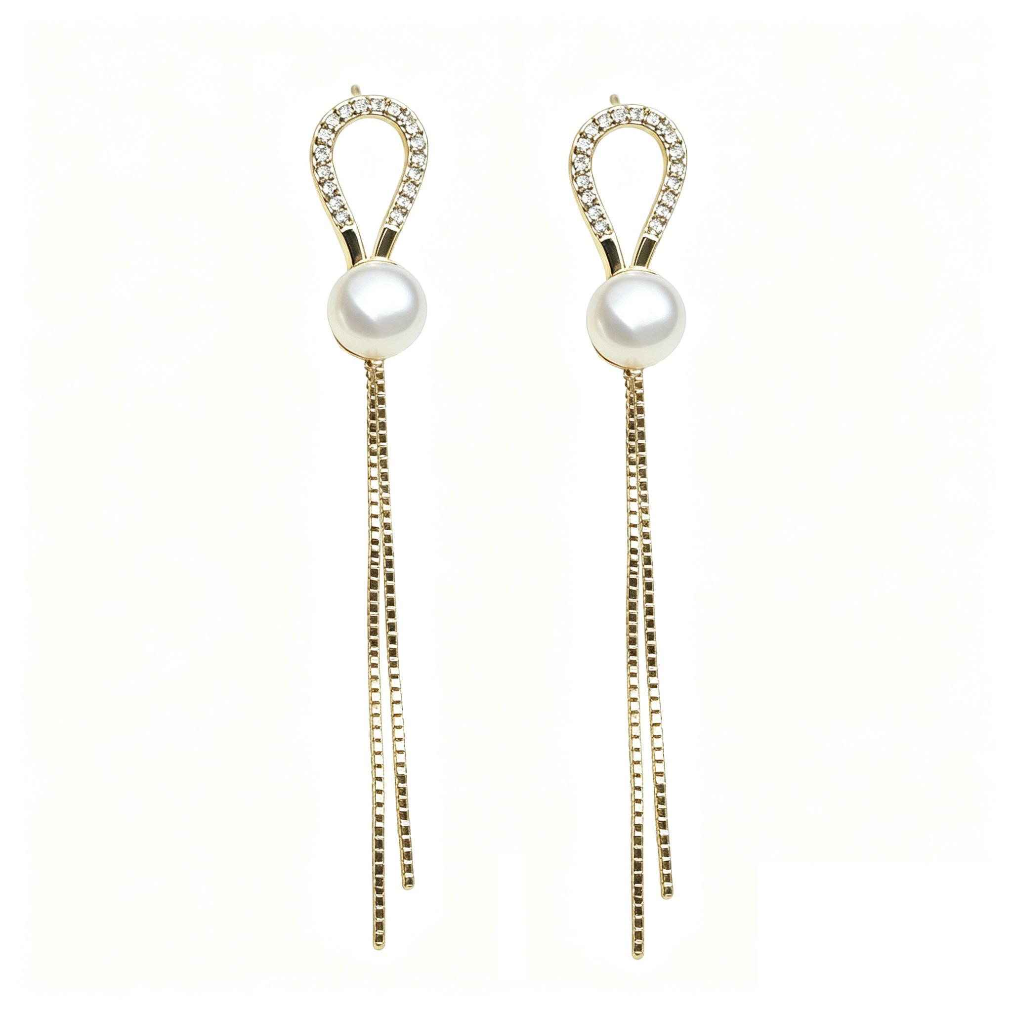 Genuine 925 Silver Natural Pearl Earrings Woman,Attractive Dangle Cultured Freshwater Pearl Earring Wife Gift White Black
