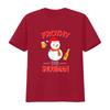 Frothy the Snowman Drinking Fun Christmas Beer T Shirt Vintage Washed Streetwear Designer Clothes Slightly Comfortable Homme