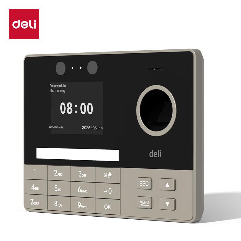 

Deli 3760C Smart Cloud Facial & Fingerprint Attendance Machine CN plug (adapter included)