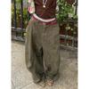 American Retro Washed Gallery Scimitar Jeans Children's New Loose Lazy Floor Pants